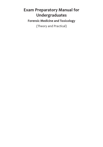 ﻿کتابچه راهنمای آمادگی آزمون برای مقطع کارشناسی: پزشکی قانونی و سم شناسی