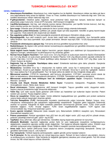 ﻿نکته تکمیلی فارماکولوژی