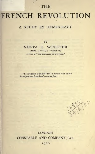 ﻿انقلاب فرانسه: مطالعه ای در دموکراسی
