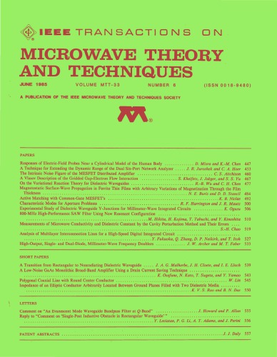 ﻿IEEE MTT-V033-I06 (1985-06)