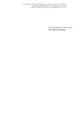 ﻿مایعات یونی در سنتز