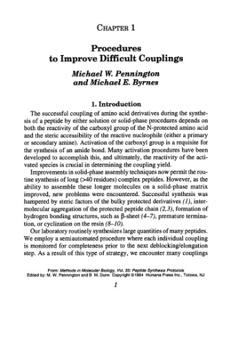 پروتکل های سنتز پپتید