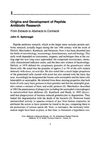 پروتکل های ضد باکتری پپتید