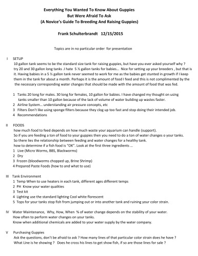 ﻿هر چیزی که می خواستید در مورد گوپی بدانید اما از پرسیدن آن می ترسیدید (راهنمای یک تازه کار برای پرورش و پرورش گوپی)