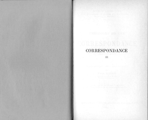 ﻿Théodoret de Cyr: Correspondence (96-147)، جلد سوم.