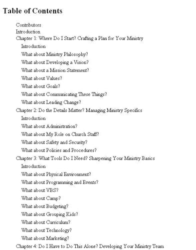 ﻿در مورد وزارت بچه ها چطور؟: پاسخ های عملی به سوالات مربوط به وزارت بچه ها