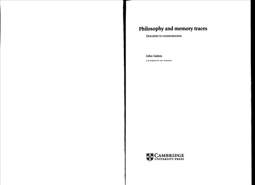 ﻿ردپای فلسفه و حافظه: دکارت تا پیوندگرایی
