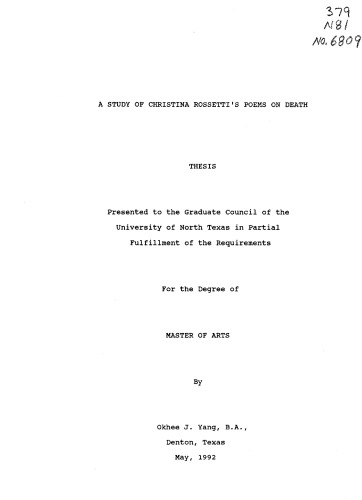 ﻿بررسی اشعار کریستینا روستی در مورد مرگ