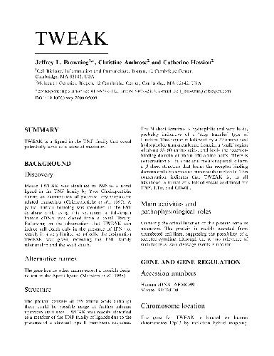 TWEAK