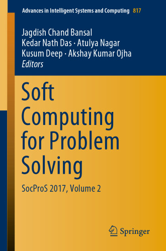 ﻿محاسبات نرم برای حل مسئله: SocProS 2017، جلد 2