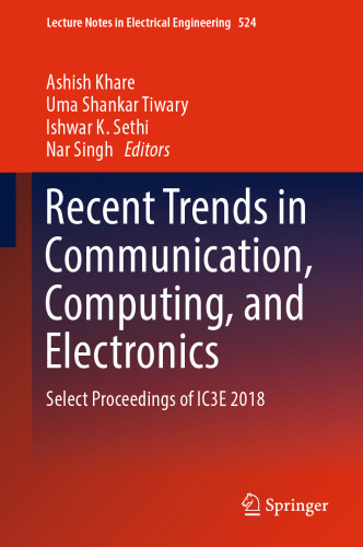 ﻿روندهای اخیر در ارتباطات، محاسبات و الکترونیک: مجموعه مقالات IC3E 2018 را انتخاب کنید
