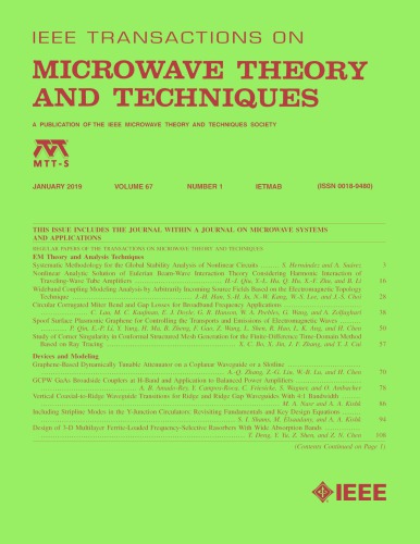 ﻿IEEE MTT-V067-I01 (01-2019)