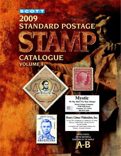 ﻿اسکات 2009 کاتالوگ تمبر پستی استاندارد