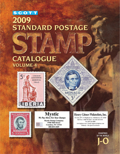 کاتالوگ تمبر پست استاندارد Scott 2009