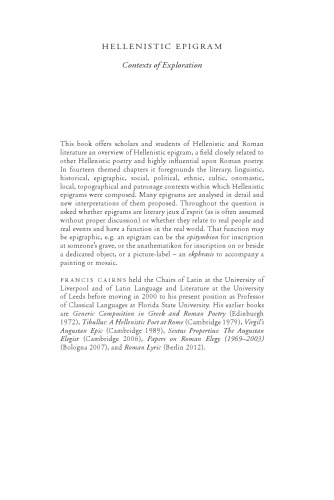 ﻿اپیگرام هلنیستی: زمینه های اکتشاف