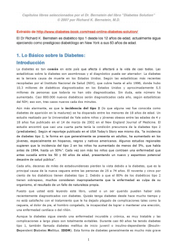 ﻿فصل 1. راه حل دیابت برنشتاین