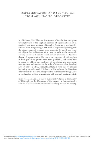 ﻿بازنمایی و شک از آکویناس تا دکارت