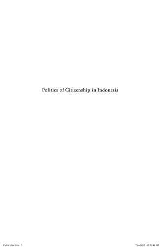 ﻿سیاست شهروندی در اندونزی