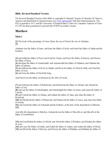 ﻿RSV کتاب مقدس نسخه استاندارد بازبینی شده کتاب مقدس عهد جدید (NT)