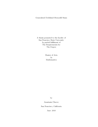 ﻿مجموع ددکیند-برنولی تعمیم یافته