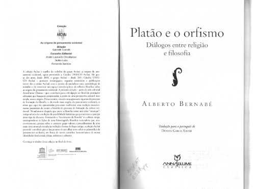 ﻿افلاطون و اورفیسم