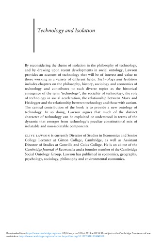 ﻿فناوری و انزوا