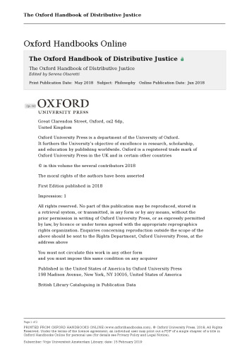 ﻿کتاب راهنمای عدالت توزیعی آکسفورد