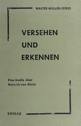 ﻿نظارت و شناخت مطالعه هاینریش فون کلایست