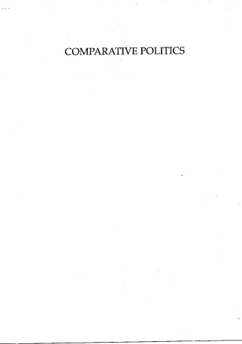 ﻿سیاست تطبیقی: یک مقدمه جهانی