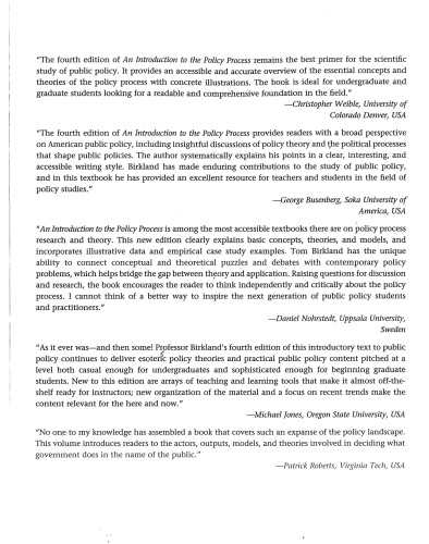 ﻿مقدمه ای بر روند سیاست گذاری: نظریه ها ، مفاهیم و مدل های سیاست گذاری عمومی