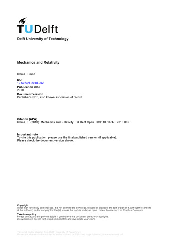 ﻿مکانیک و نسبیت