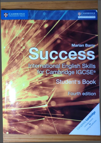 ﻿Success International English Skills for Cambridge IGCSE Student’s Book