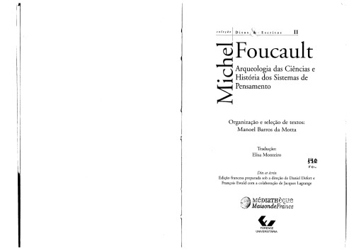 ﻿اقوال و نوشته ها، ج. II. باستان شناسی علوم و تاریخ نظام های فکری