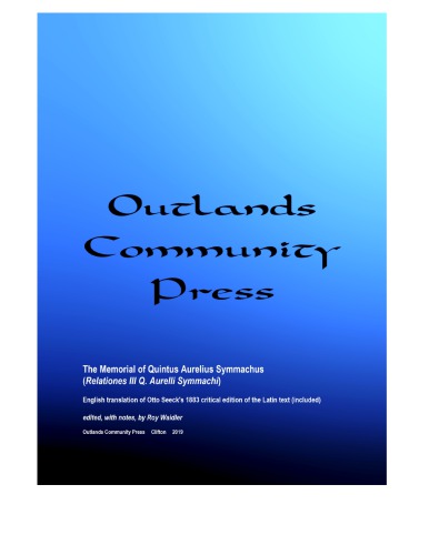 ﻿یادبود کوئینتوس اورلیوس سیماکوس (روابط III Q. Aurelii Symmachi)