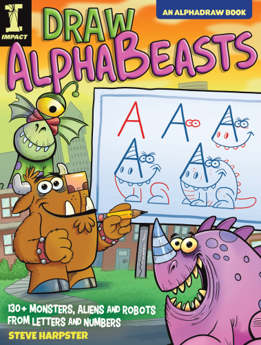 ﻿ترسیم AlphaBeasts: 130+ هیولا، بیگانه و ربات از حروف و اعداد