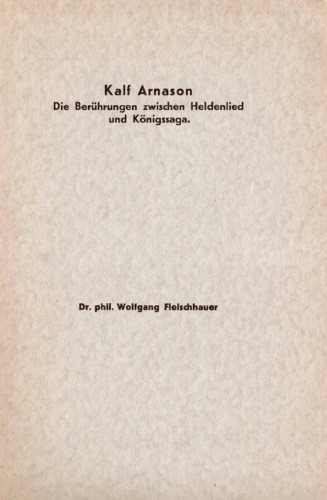 ﻿Kalf Arnason: تماس بین آهنگ قهرمانانه و حماسه سلطنتی