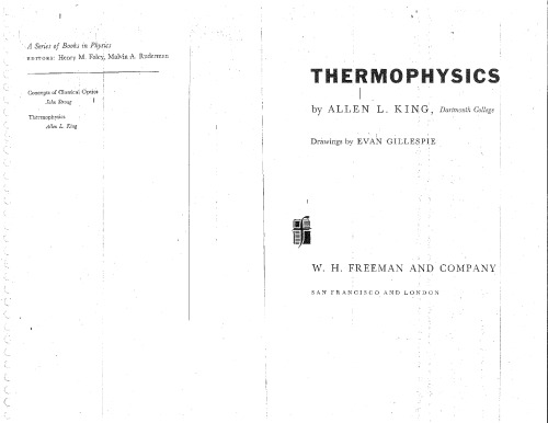 ﻿Thermophysics