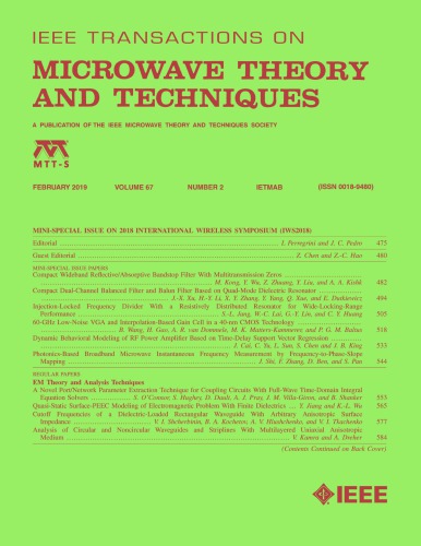 ﻿IEEE MTT-V067-I02 (02-2019)