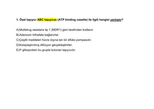 ﻿اسلاید سوالات فارماکولوژی با پاسخ های توضیحی