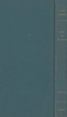 ﻿جیمز تامسون (1700-1748). نامه ها و اسناد
