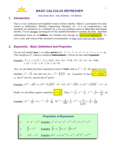 ﻿بازنگری حساب دیفرانسیل و انتگرال پایه