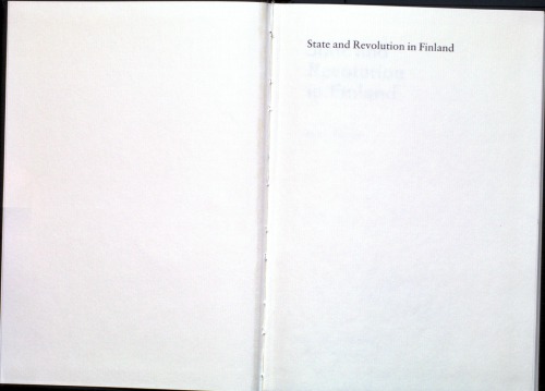 ﻿دولت و انقلاب در فنلاند