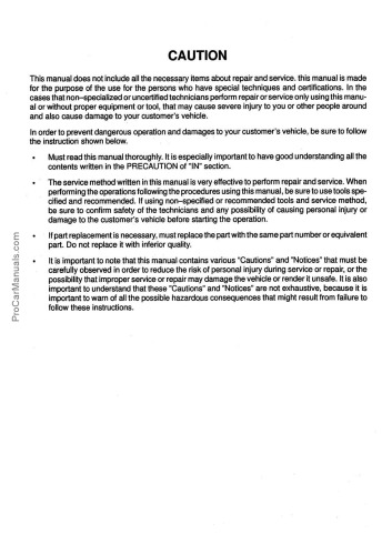 ﻿راهنمای تعمیر موتور Toyota 3S-FE 2.0L 16-VALVE DOHC EFI