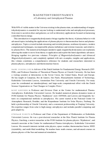 ﻿مگنتوهیدرودینامیک: پلاسمای آزمایشگاهی و اخترفیزیکی