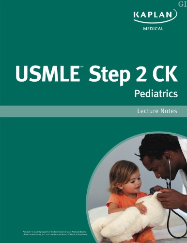 ﻿یادداشت های سخنرانی USMLE Step 2 Ck Pediatrics
