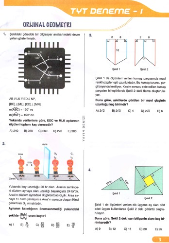 ﻿Broadcast Sea 10 TYT-AYT Geometry Trial