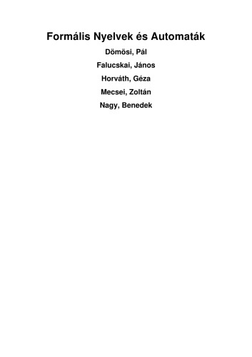 ﻿زبان های رسمی و خودکار