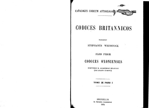 ﻿کدکس کدکس اخترشناسان یونانی. بریتانیا