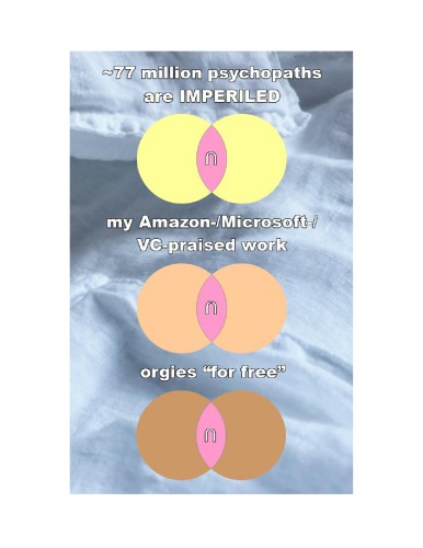 ﻿~77 میلیون سایکوپات (Ps) در معرض خطر هستند ⋂ کار مورد ستایش آمازون-/مایکروسافت//VC من ⋂ عیاشی «رایگان» ⋂ ~77M Ps. . .