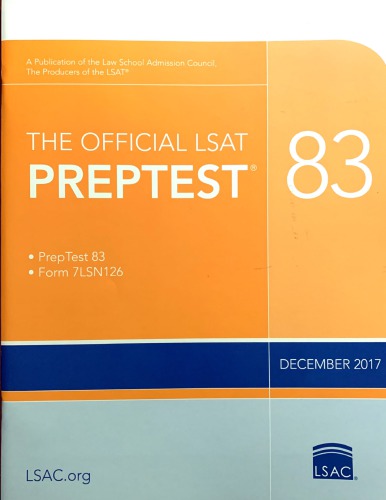 ﻿پیش آزمون LSAT (دسامبر 2017)